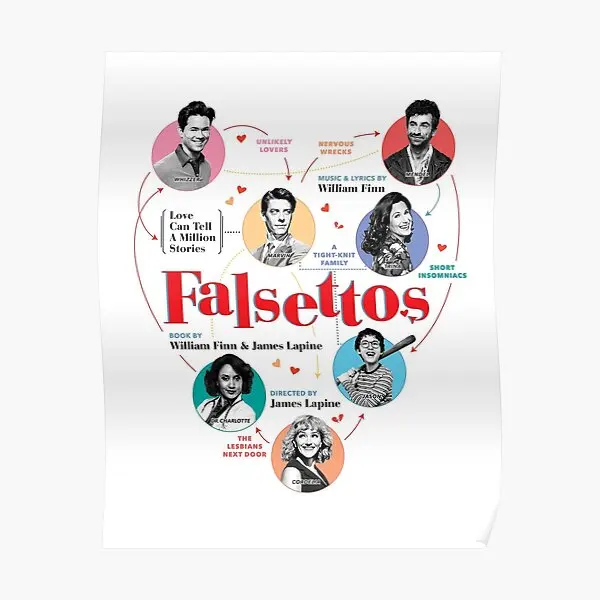 

Плакат Falsettos, современная картина, художественная роспись, Декор, винтажная забавная картина, украшение для дома, комнаты, стена без рамки