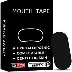 Mouth Tape for Peaceful Sleep - 30 Gentle Strips to Prevent Snoring (30pcs)