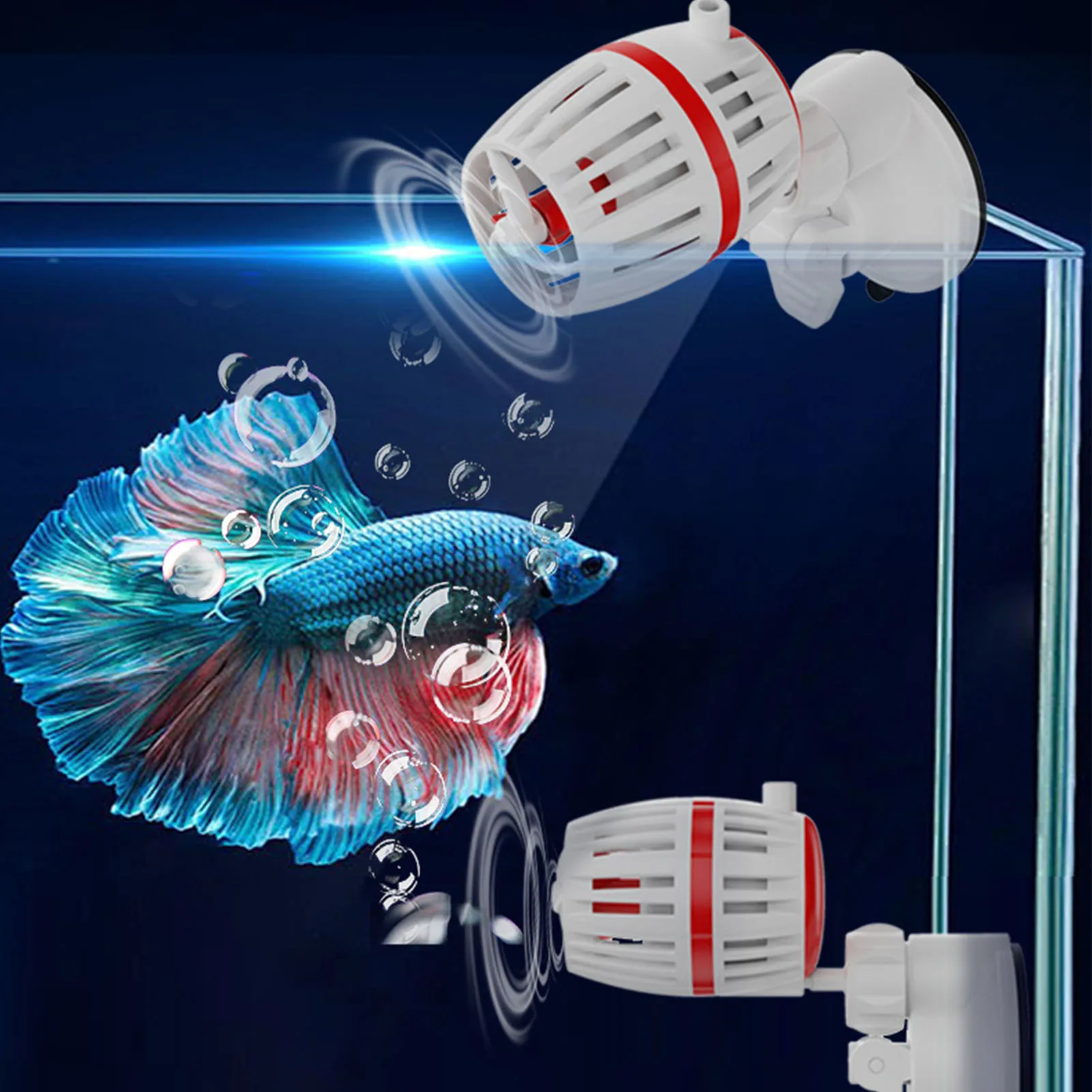 Aquarium Circulation Pump Aquarium Maker Pump Create Water Movement 4 Gears Variable Frequency Fish Circulation aquarium air pump