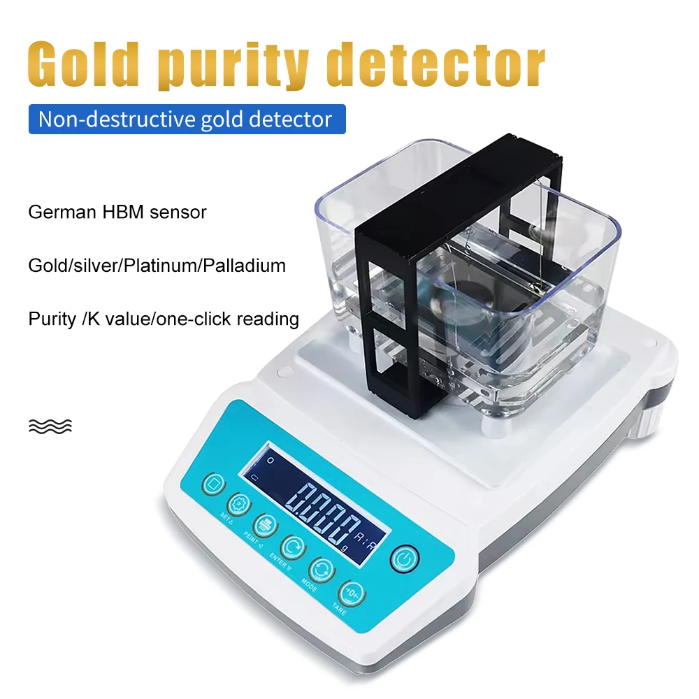 300g 0.01g Automatic Soild Density Meter for Precious Metal Gold Small Particle Density Purity Tester Electronic Densitmeter