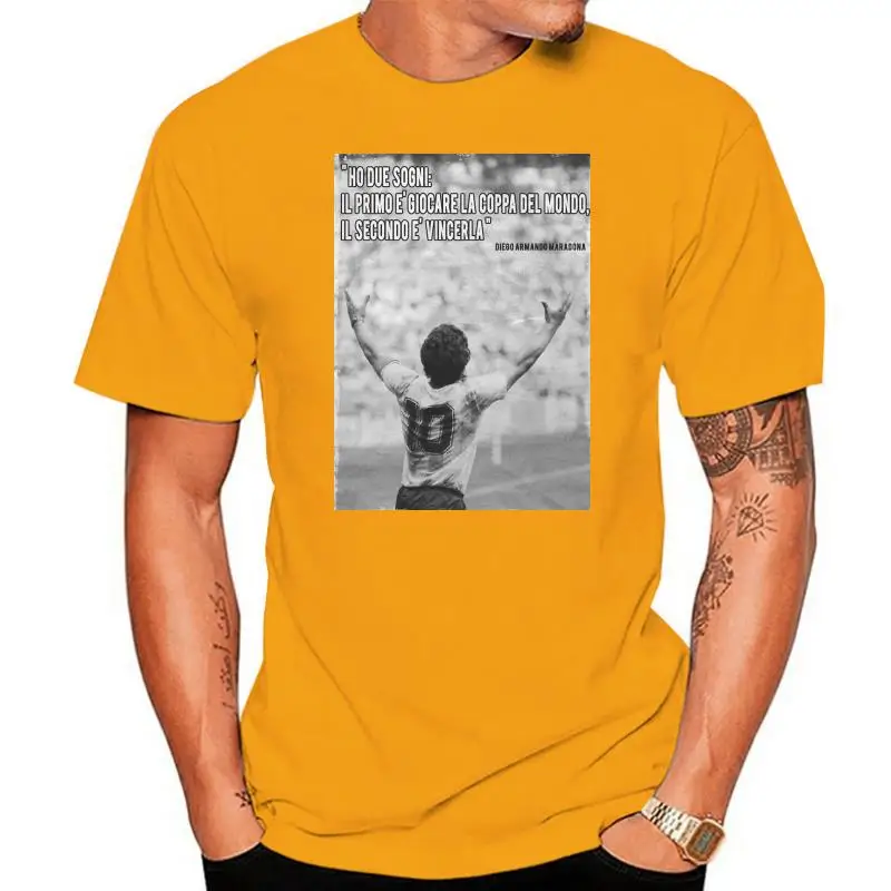 T-Shirt Zitat Berahmte Maradona Coppa Die Welt Argentina Geschenkidee