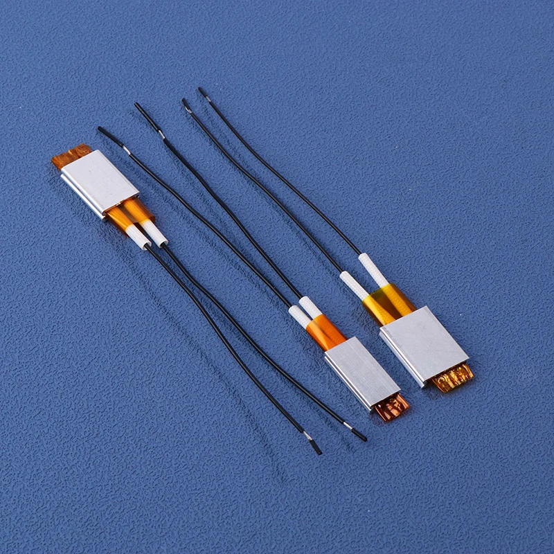 1PC 12V 80-220 Degree Thermostat PTC Aluminum Shell Ceramic Heater Element Heating Plate Heat Preservation Antifreeze Dehumidify