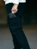 New Jeans Men Pants Wash Solid Color Multi Pockets Denim Mid Waist Cargo Jeans Plus Size Fahsion Casual Trousers Male Daily Wear 2