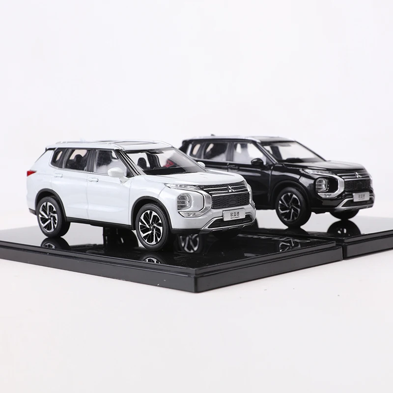 On sale 1:43 Outlander SUV Black/White Alloy Model Car 5