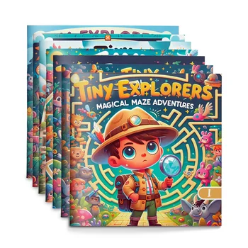 Enchanting Adventures Books: A Collection Of Multithemed Maze Books For Kids 1