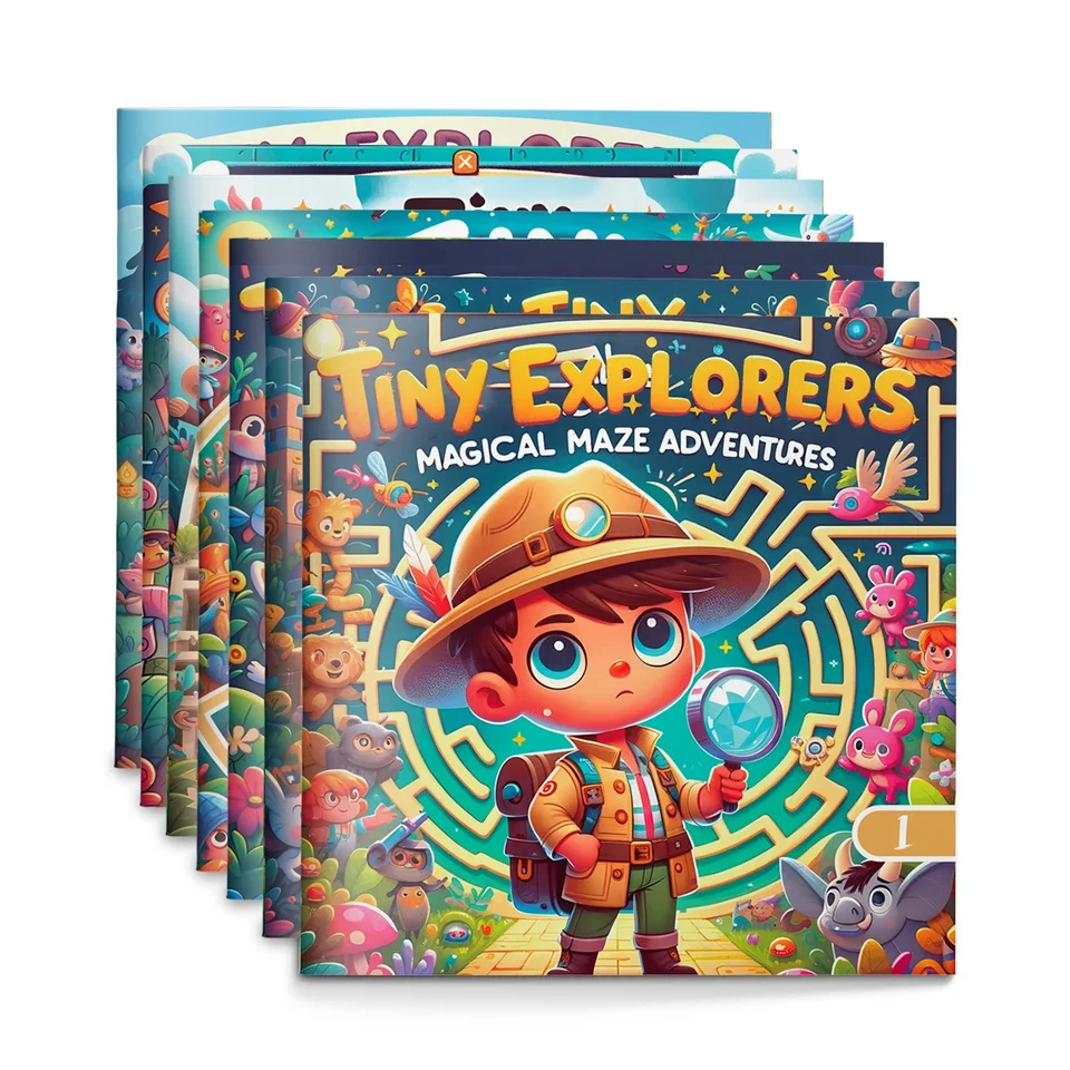 Enchanting Adventures Maze Books Collection for Kids