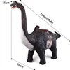 Oversized simulation soft rubber dinosaur mount dinosaur toy Tyrannosaurus Rex Triceratops Brachiosaurus animal model boy child 5