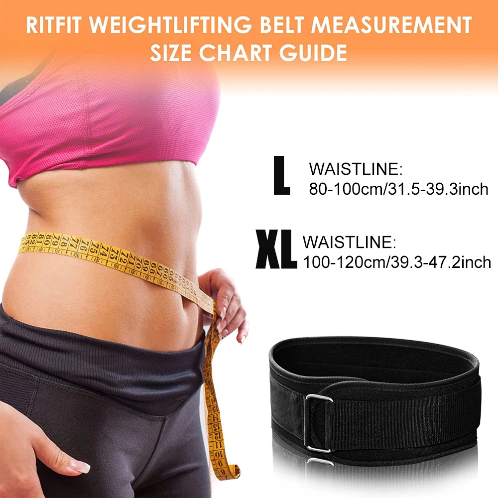 Fitness Weight Lifting Waist Belt Back Support Belts for Men Women Gym  Weightlifting, Strength Training, Squat or Deadlift