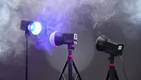 Ulanzi L024 40 Вт RGB Video Light 2500-6500K Двухцветный 0-359 °   RGB COB Light Mini Bowens Mount Fill Light 3400 мАч COB Light