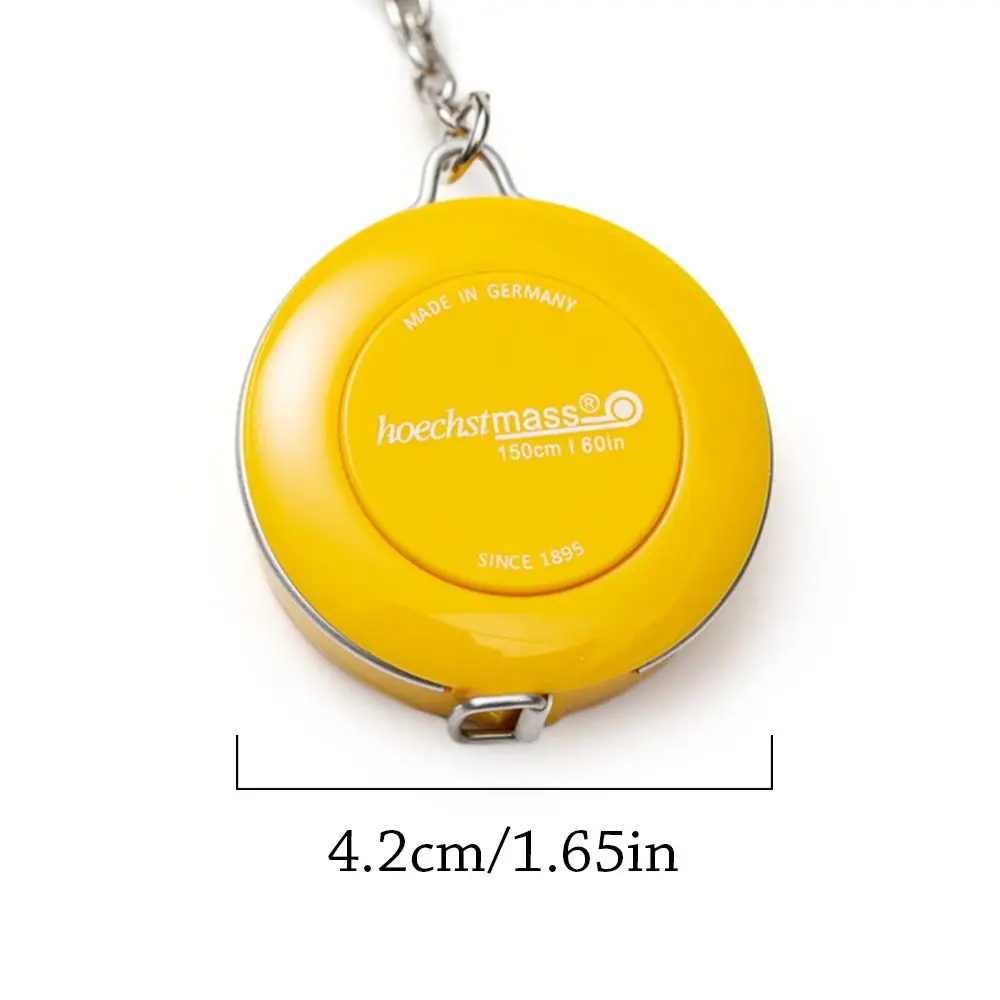 Tape Measure 150/60Inch Keychain Portable Retractable Mini ABS Plastic Centimeter Inch Roll
