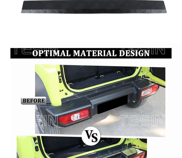 Acheter TESIN – autocollant de Protection pour panneau de pare-chocs  arrière de voiture, décoration, couverture, pour Suzuki Jimny JB64 JB74  2022