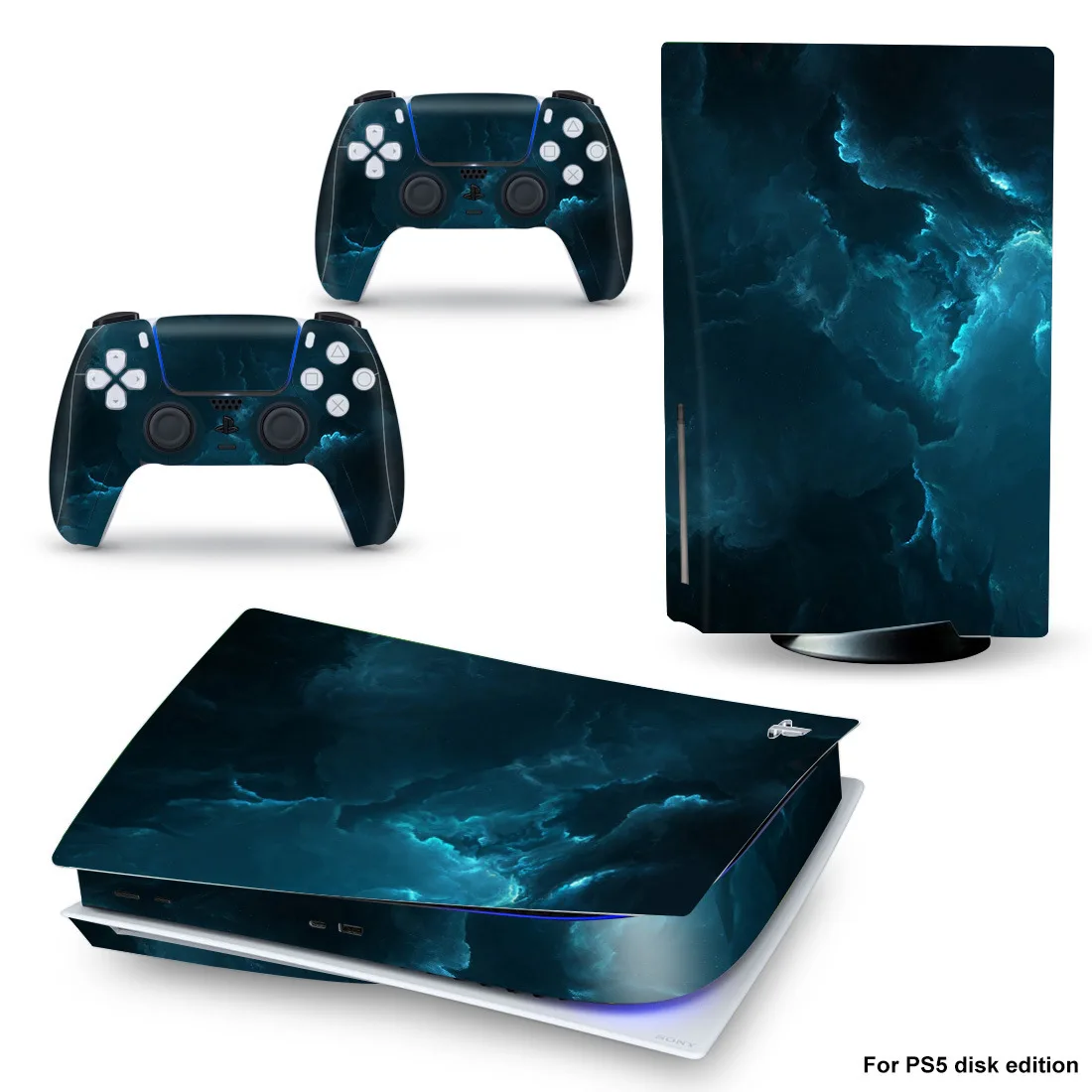 Marvel Vinyl Decal Skin Sticker Cover for PS5 Disk Skin Sticker Console and 2 DualShock Controllers Full Game Accessories