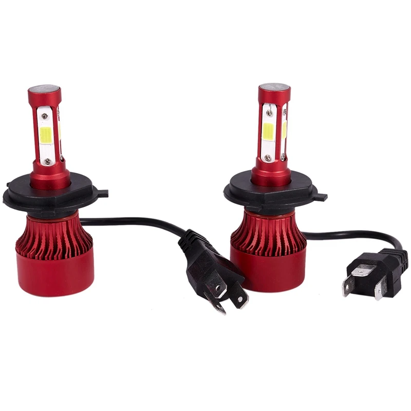 

8X H4 Hb2 9003 2200W 330000Lm 4-сторонняя лампа головного света, дальний/ближний свет, 6000K