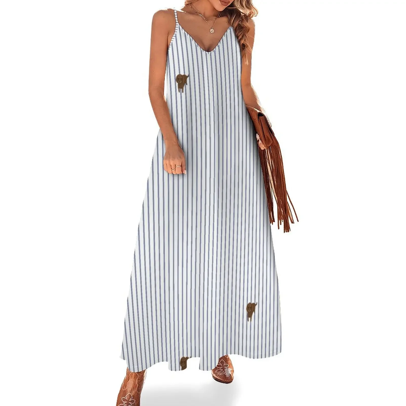

Dachshund Sleeveless Dress sexy dress for women Long dress woman
