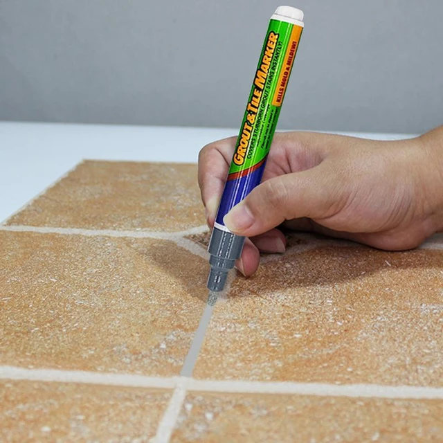 Ceramic Tile Pen Wall Grout Restorer Pen Repair Marker Grout Filler Pen for  Restoring Tile Wall