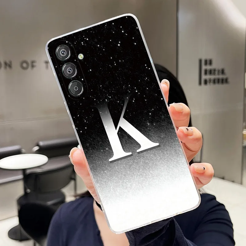 Luxury Elegant Letter Clear Soft Silicone Phone Case