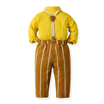 Toddler Boys Long Sleeve T Shirt Tops Striped Prints Pants Child Twin Boys Baby Clothes Boy Gift Fashion Clothes for Toddlers 6