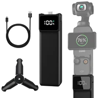 Ручка аккумулятора для DJI osmo Pocket 3, расширенные аксессуары Ручка аккумулятора 5000 мАч Мобильное питание со штативом MINI