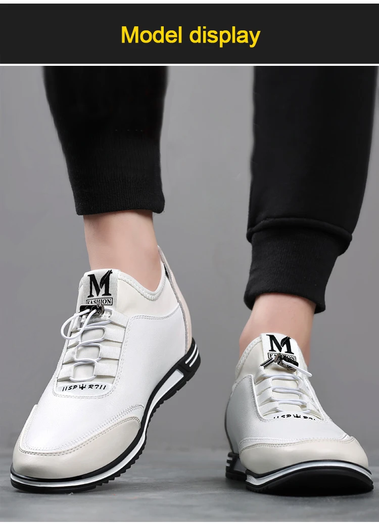 أحذية جلدية كاجوال للخريف للرجال، أحذية رياضية رسمية مريحة للعمل، متينة ومسامية، متعددة الاستخدامات للمكتب/الخارج/يوميًا