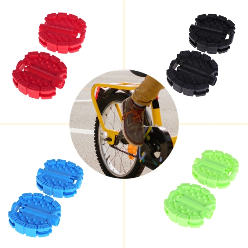 1 Pair Bicycle Pedals Children Bike Tricycle Replacement Tools Non Slip Anti-slip Footboard Cycling Accessories