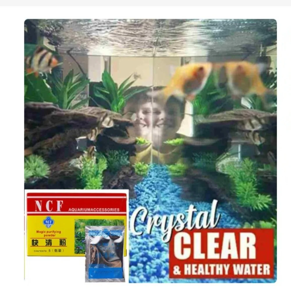 Aquarium Water Purifying Powder for Fish Tank
