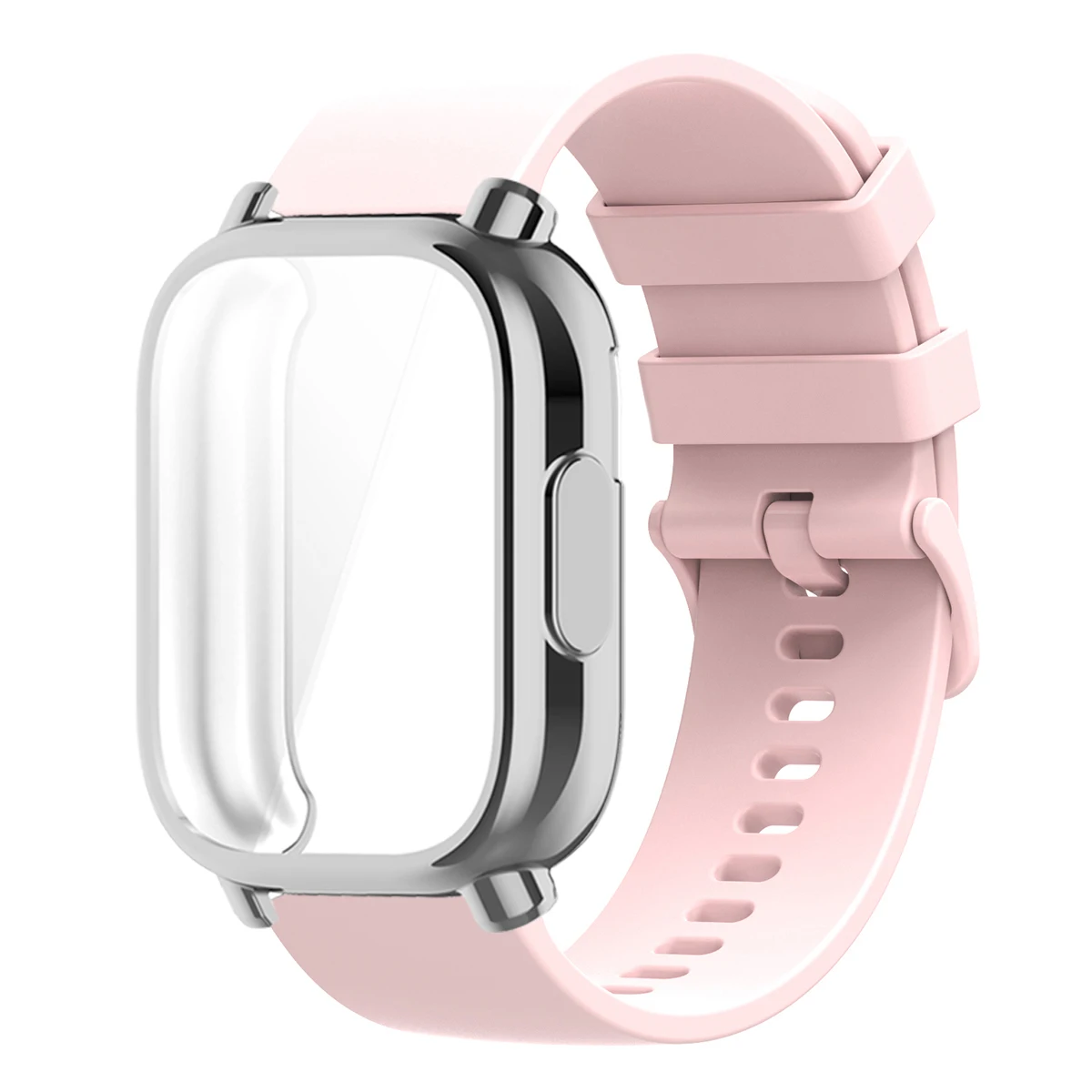 Silicone Strap with Protective Case