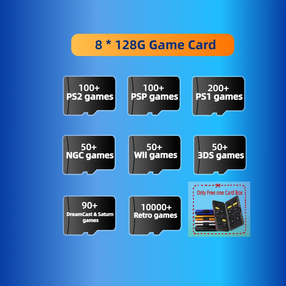 ポータブルSDカード,レトロゲーム,ps2,ps1,android,高速,128g