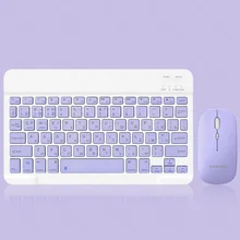 

IPad Keyboard and Wireless Mouse for Android/IOS/Window Bluetooth Keyboard Russian Korean Teclado Inalambrico Spanish Portuguese
