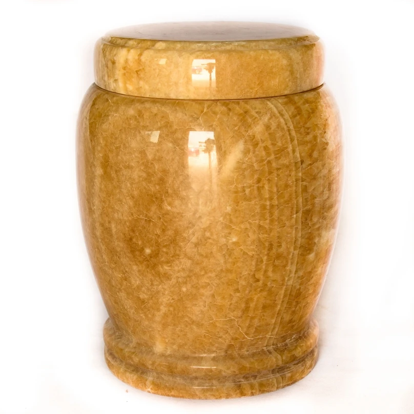 Cultural Cremation Marble Urn Funeral Accessories
