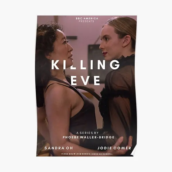 

Забавный винтажный постер с надписью Killing Eve, декор для комнаты, настенное украшение для дома