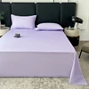 One Solid Color Simple Sheet Machine Washable Single Double Bed Linen Student Dormitory Sheet (pillowcase Not Included) 4