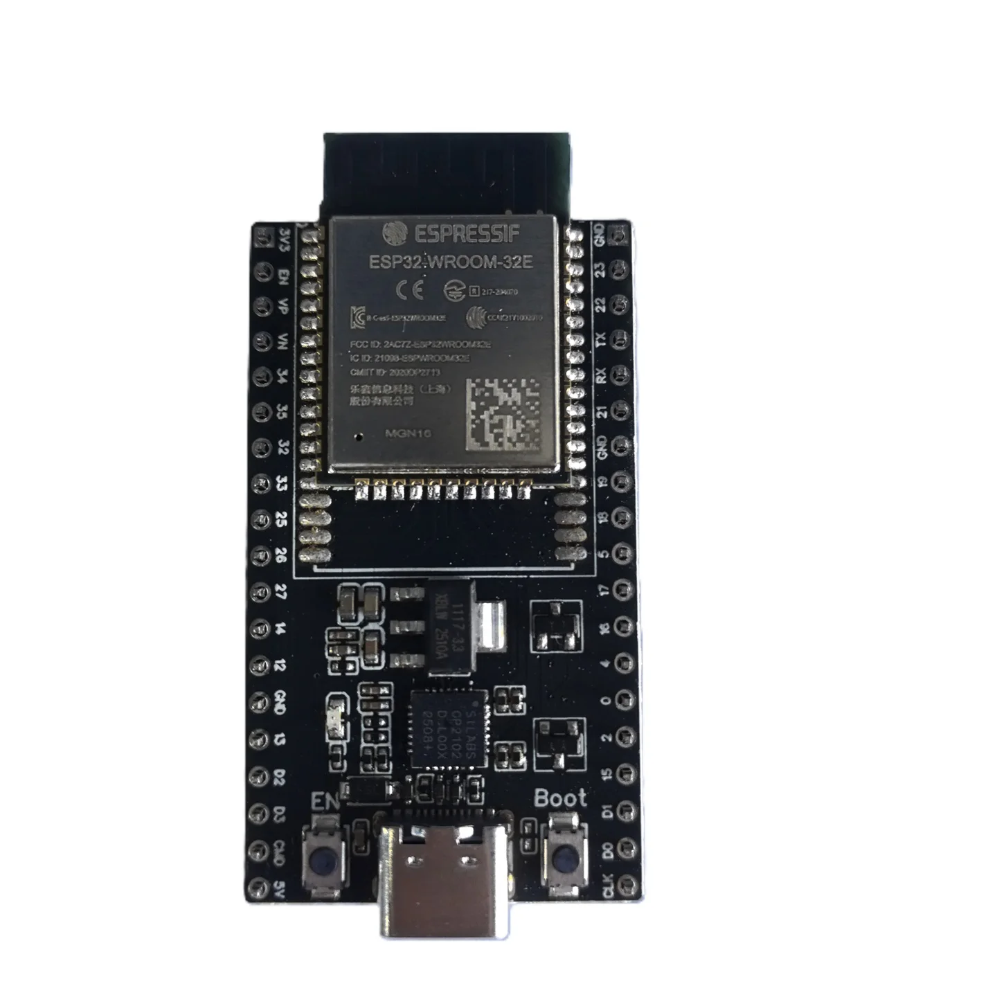 รูปสินค้า บอร์ดพัฒนา ESP32 สำหรับ IoT พร้อมโมดูล WROOM หน่วยความจำหลากหลาย