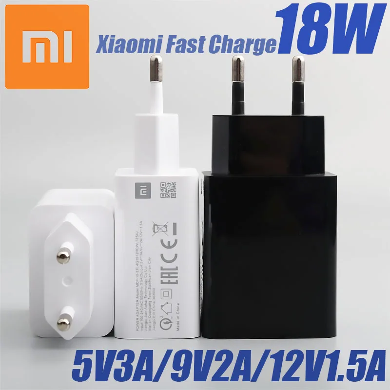 Xiaomi Mi9se Fast Charger 18w Qc3.0 Power Adapter Usb Type C Cable For Mi 9se 8 Lite Se 6 9t A1