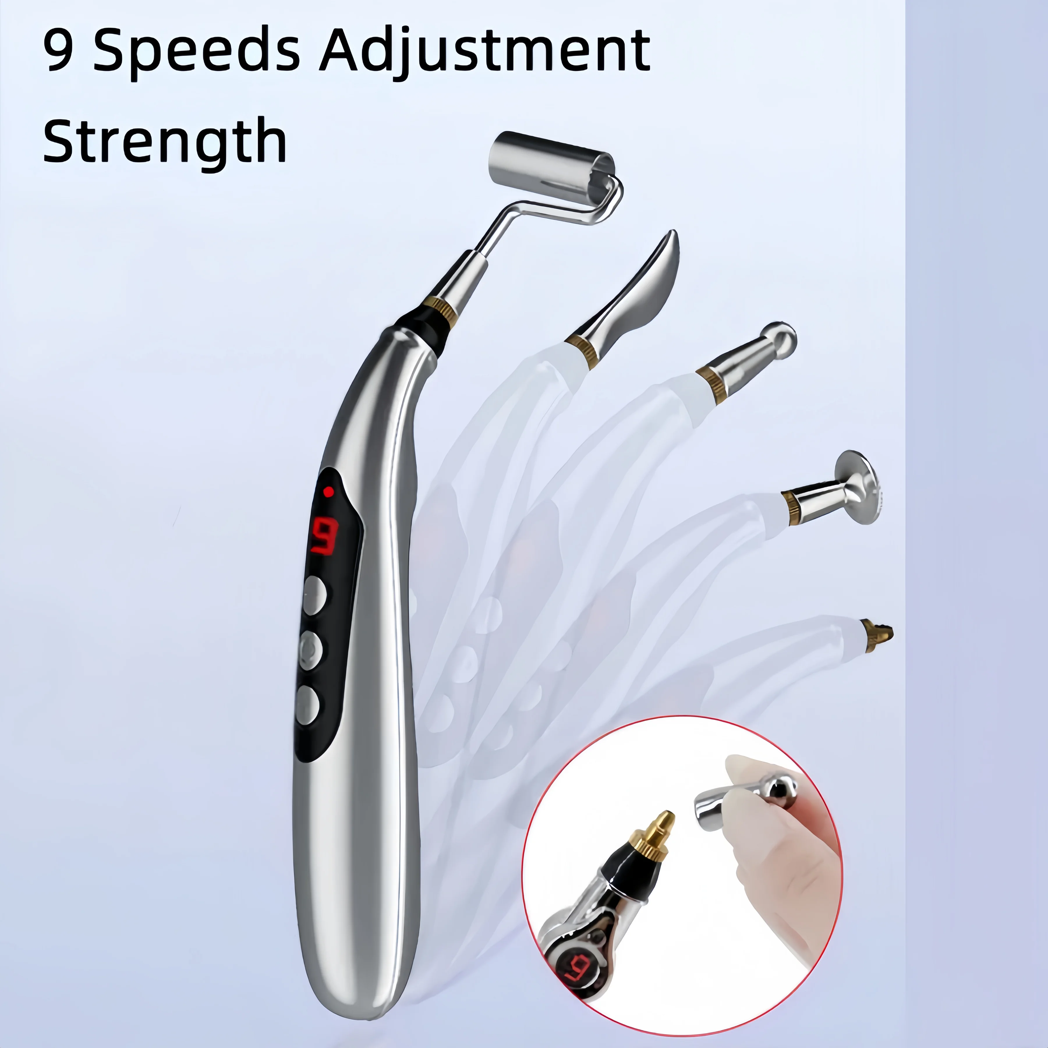 7 In 1 Meridian Massager USB Rechargeable, Body Massage and Relaxation, Holiday Gifts