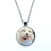 Cartoon Cat Therian Cute Wolf Fox Theta-Delta Glass Dome Cabochon Pendant Fashion Crystal Jewelry 1