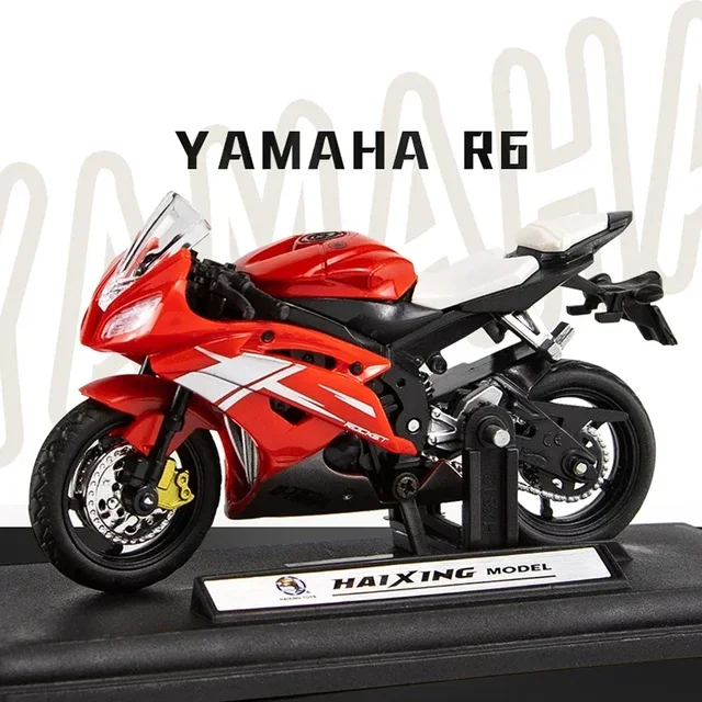 1:18 Scale Yamaha R6 Alloy Scooter Sport Bike Figurines Diecasts Kids Toy Motorcycle Racing Model Replicas Collect Gift for Boys 2 1:18 Scale Yamaha R6 Alloy Scooter Sport Bike Figurines Diecasts Kids Toy Motorcycle Racing Model Replicas Collect Gift for Boys 2