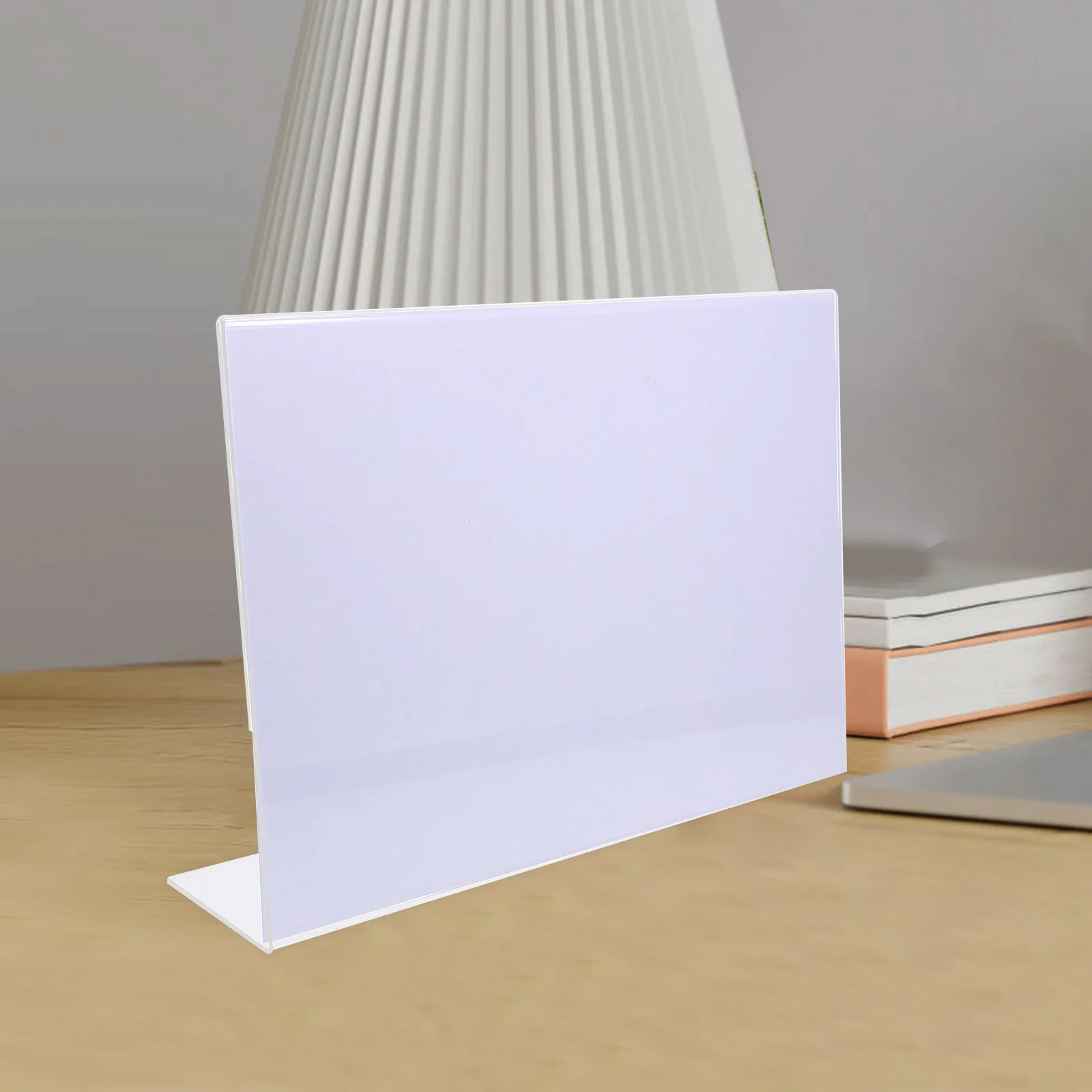 투명 메뉴 디스플레이 스탠드, 데스크탑 포스터 거치대, 아크릴 사인 거치대, 레스토랑용