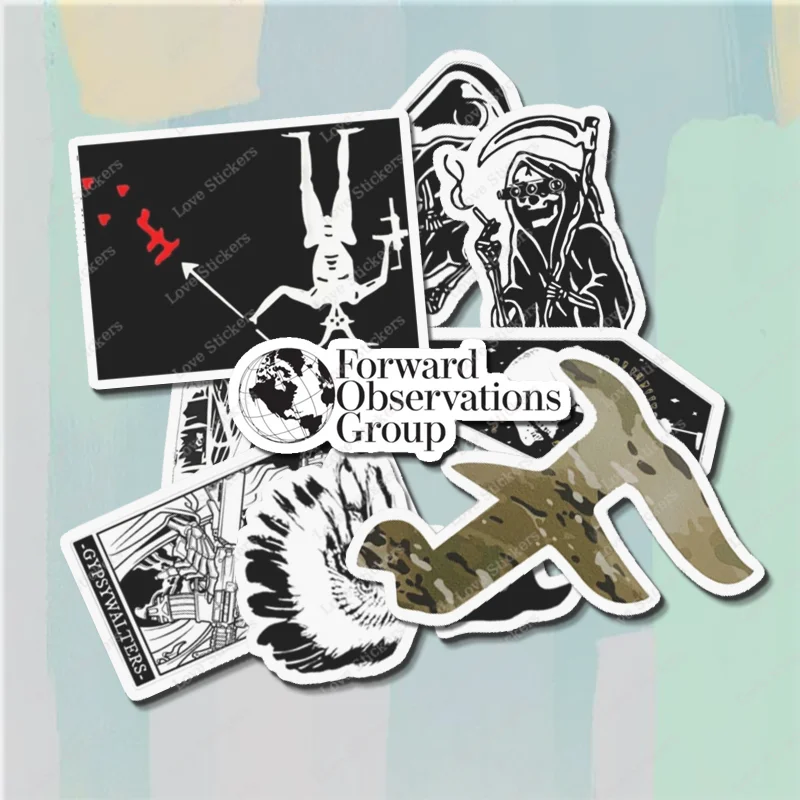 5 шт. цыганских наклеек с группы наблюдения вперед для гостиной бампер аниме милый детский автомобиль Художественная печать наклейки на стену окна