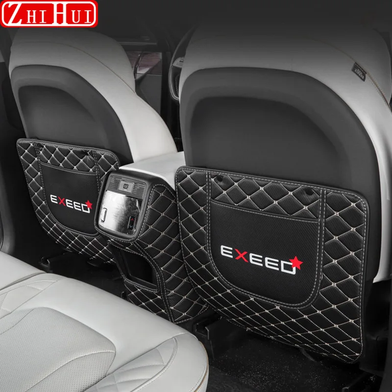 CarStylingPULeatherAntiKickMatPadAntikickProtectorMatsSeat