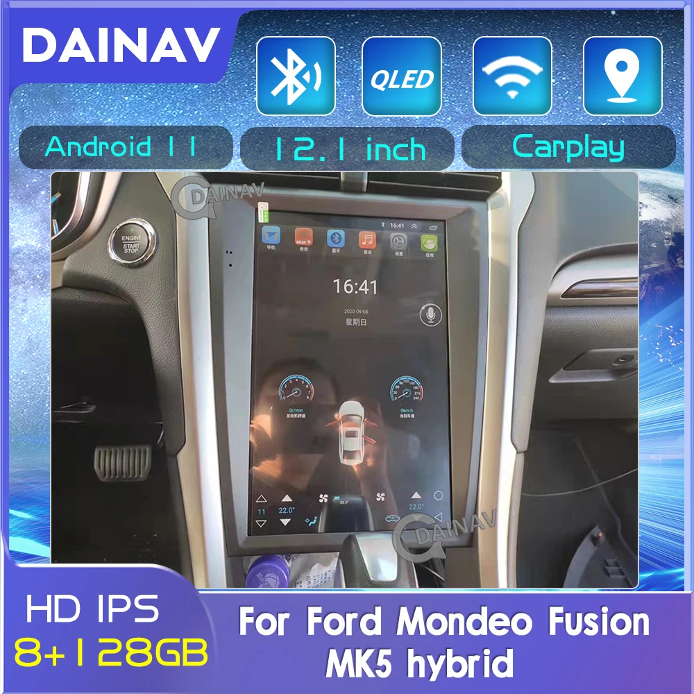2 Din Android 11 Car Radio For Ford Mondeo Fusion Mk5 Hybrid Player Gps Navigation Video