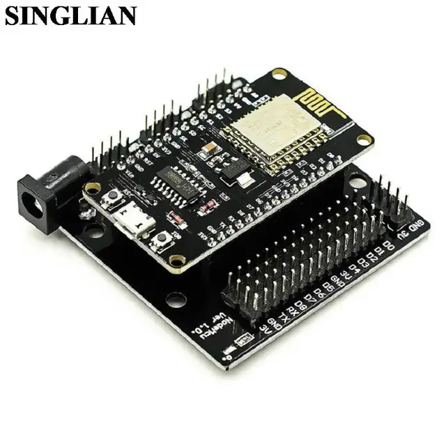 ESP8266 Последовательный модуль Wi-Fi NodeMcu Lua WIFI V3 Плата разработки Интернета вещей CH340 + базовая плата NovaMcu 1