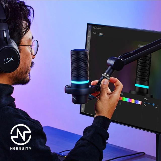  HyperX DuoCast – RGB USB Condenser Microphone for PC, PS5, PS4,  Mac, Low-profile Shock Mount, Cardioid, Omnidirectional, Pop Filter, Gain  Control, Gaming, Streaming, Podcasts, Twitch, , Discord : Everything  Else