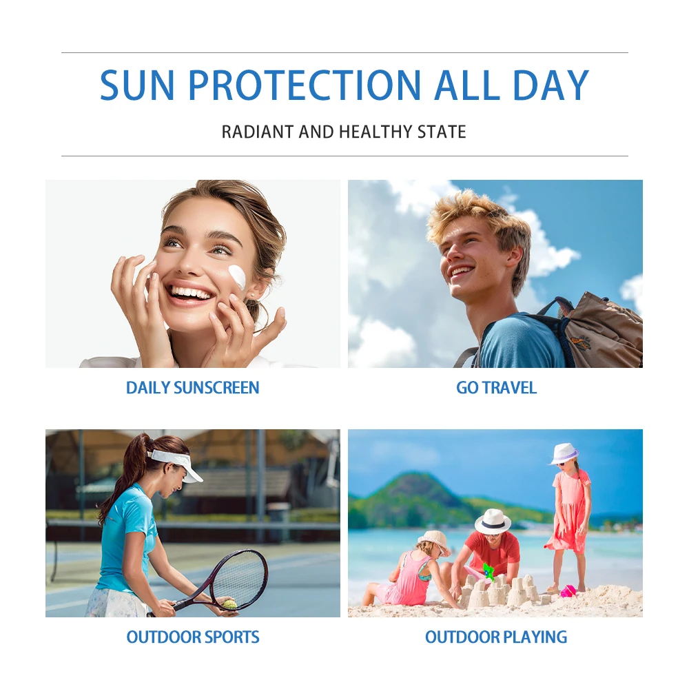 SPF50 Facial Centella Sunscreen Protector Solar Sunblock Skin Whitening Cream Korean Moisturizing Protector New Care Body 3
