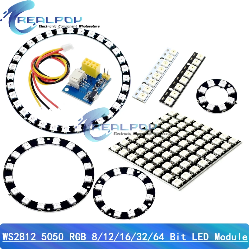RGB LED Ring Light with Integrated Drivers