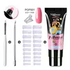 Extension Nail Gel White Pink Quick Extension Gel UV Extension Gel Nail Tips Enhancement Slip Solution Suitable For Beginners 1