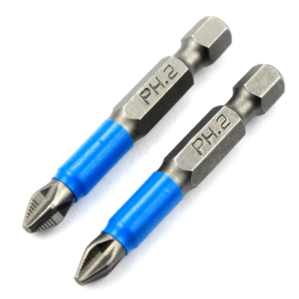 electric pipe threader Hex Shank Magnetic Anti Slip Long Reach Electric Screwdriver 25-150mm Bits Precision PH2 Single Phillips/Cross Head Power Tools best electrician scissors