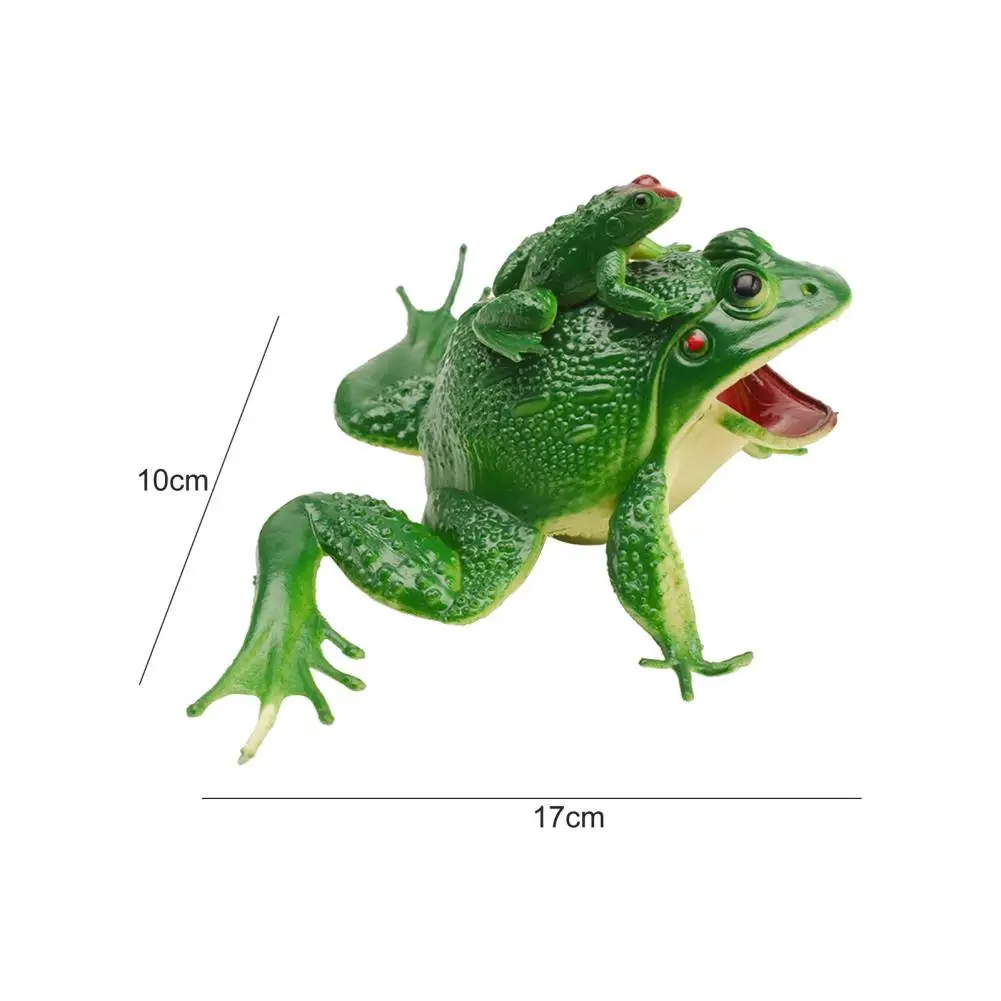 Great Simulation Sounding Frog Toy Plastic Sounding Frog Toy Cognitive Ability Training for Party