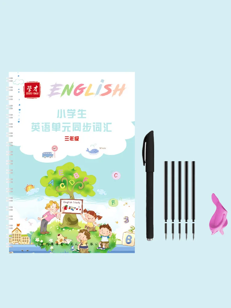 Grade 3-6 Children's English Copybook For Calligraphy Books For Kids Word Handwriting Writing Learning English Practice Copybook