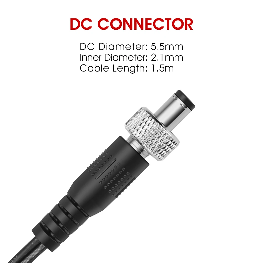 Description Picture 6 of itemFor Hollyland DC Adapter Power Supply for Mars 300 Pro Mars 400S Pro Cosmo C1 Wireless Video Transmission AU Standard