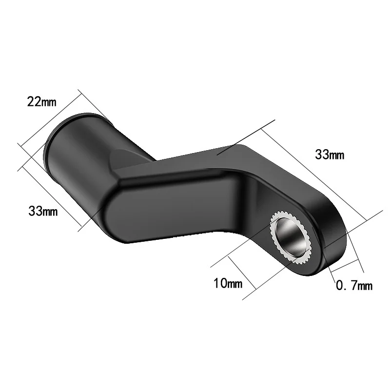 Universal 1-Inch Ball Head Motorcycle/Bicycle Handlebar Mount Adapter